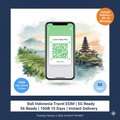 Bali Indonesia Travel eSIM | 5G Telkomsel | 10GB 10 Days | Instant Delivery