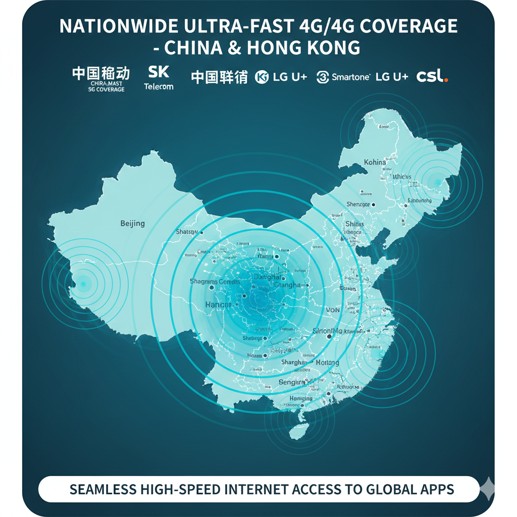 Hong Kong Macau Travel eSIM | 5G | 3 & CTM | 10GB 30 Days | Instant Delivery